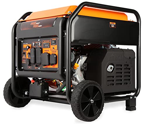 8750-Watt Electric Start Open Frame Inverter Generator with CO Shutdown Sensor P842