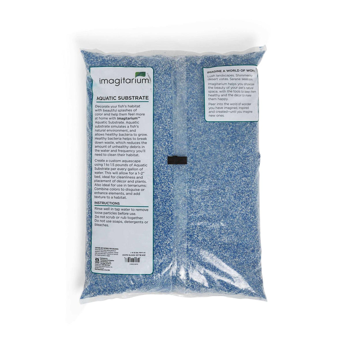 Blue & White Aquarium Sand E6912