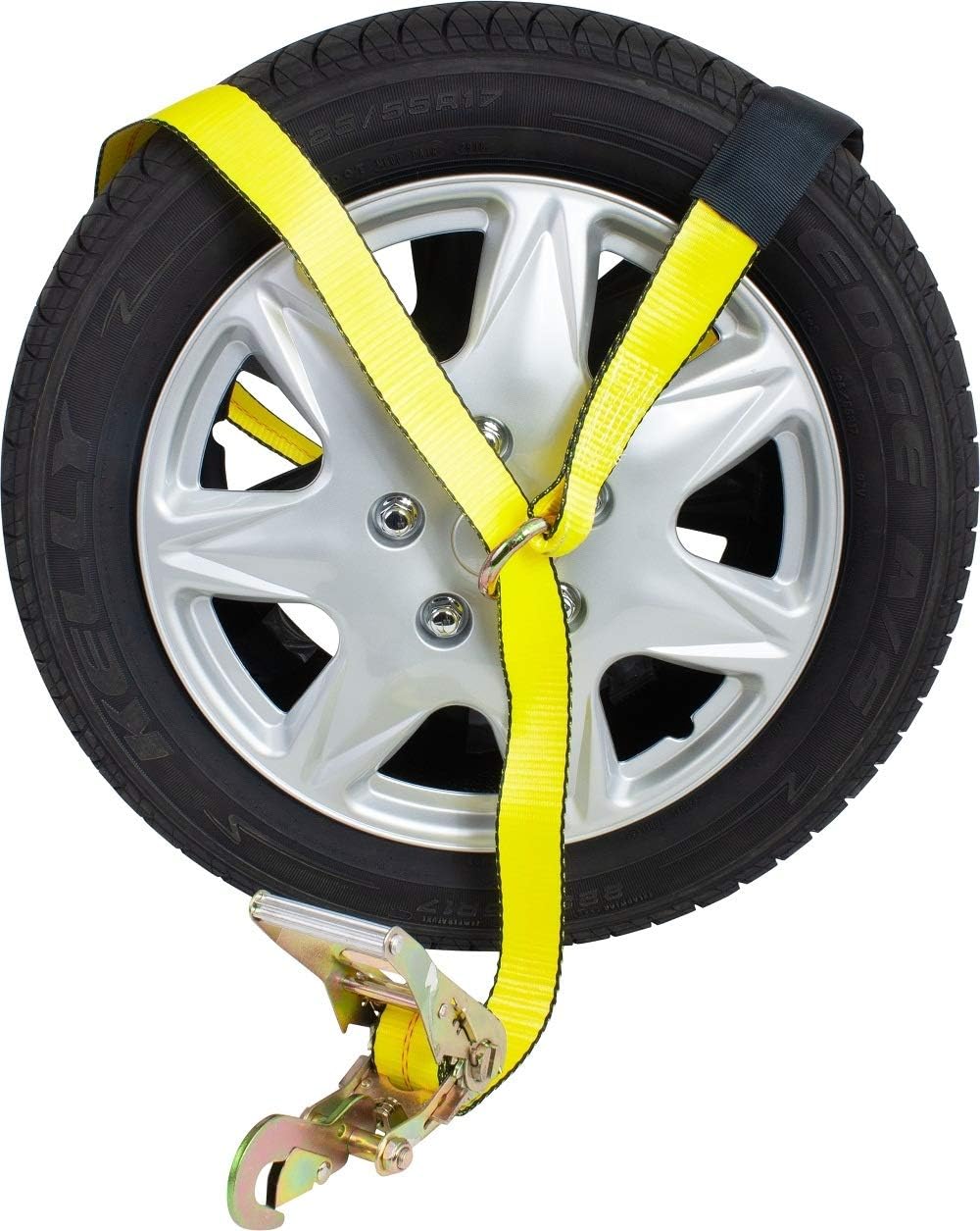 2 Chain Ratchets & Lasso Straps Tow Truck Wrecker Car Hauler Wheel Lift S163798