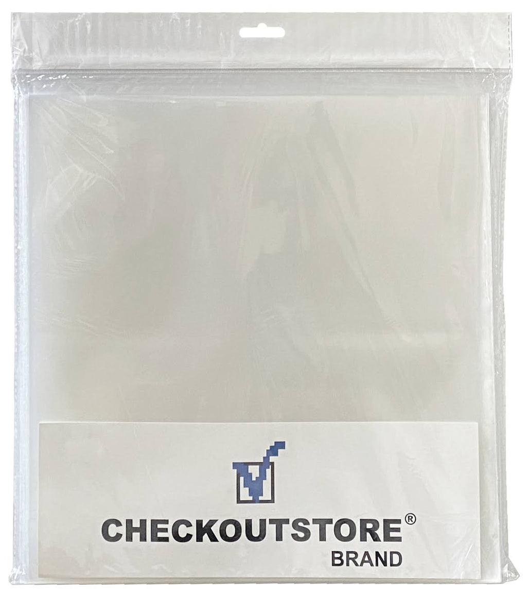 2000 Clear Plastic Outer Sleeves for 12x22 Vinyl Records Z6683