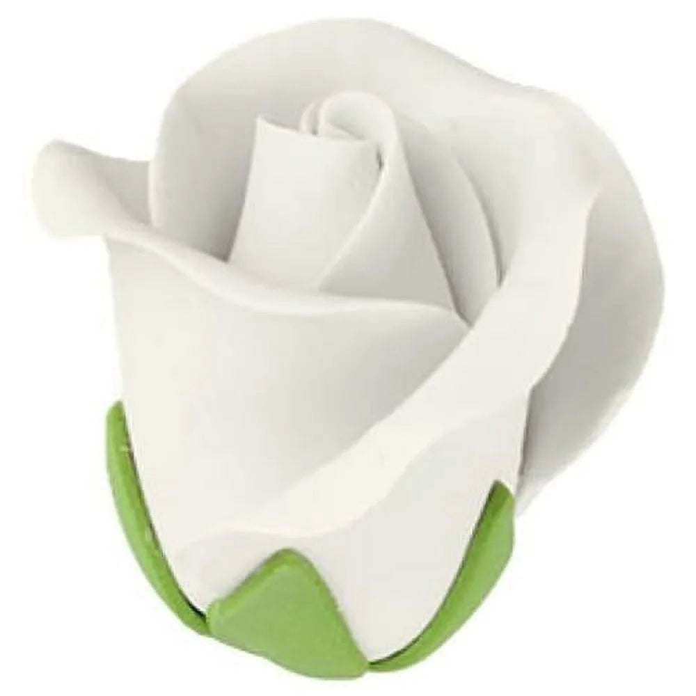 White Edible Gumpaste Flower Set for Cake Decorating L845