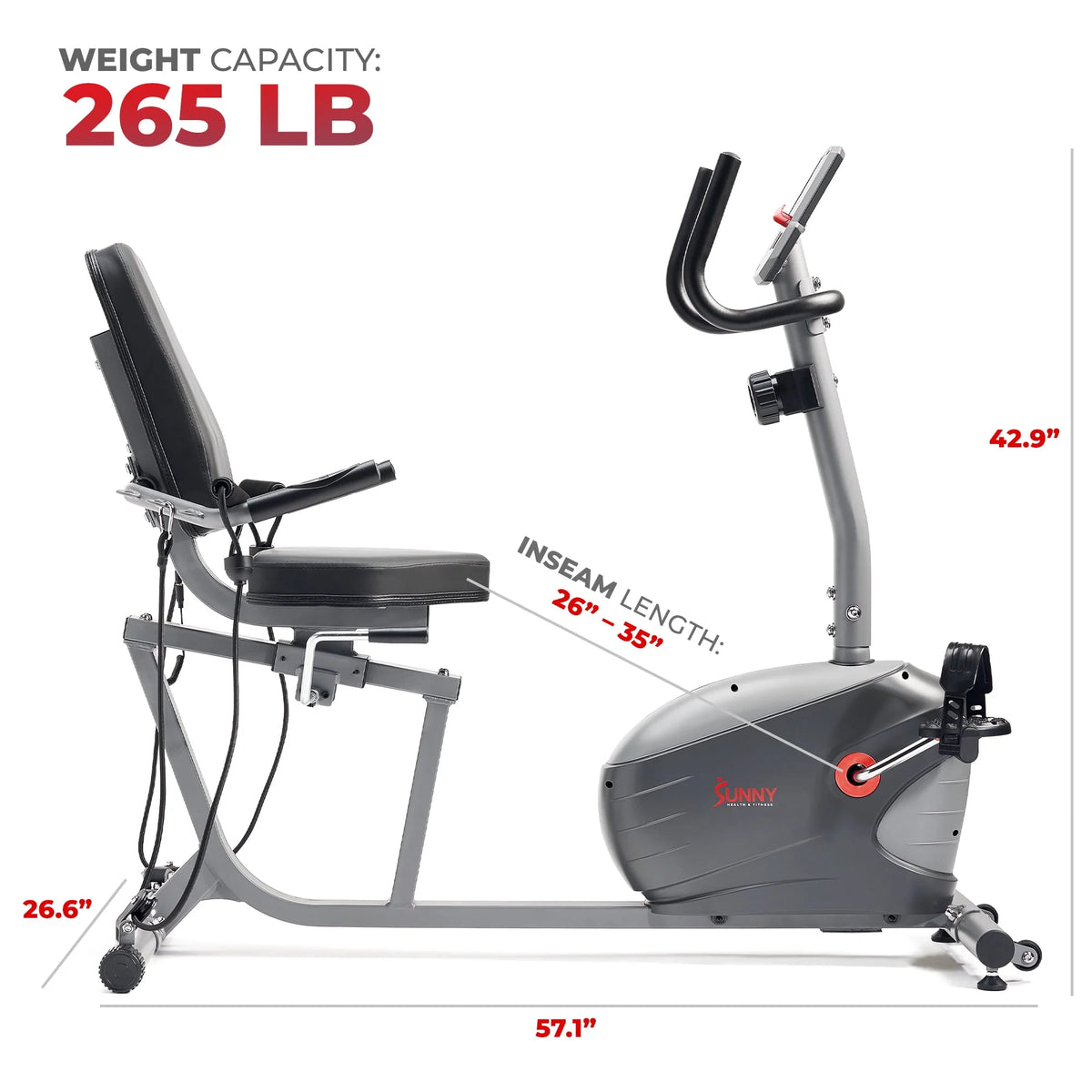 Recumbent Exercise Bike P1106