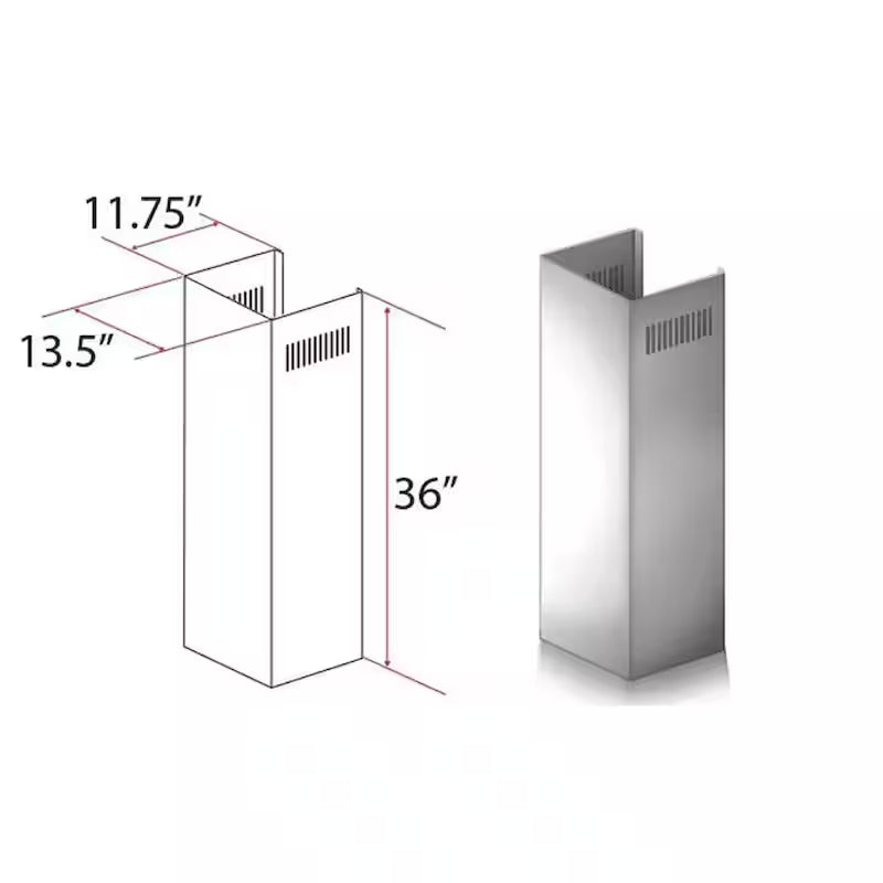 Adjustable 1-Piece Chimney Extension Kit P6266