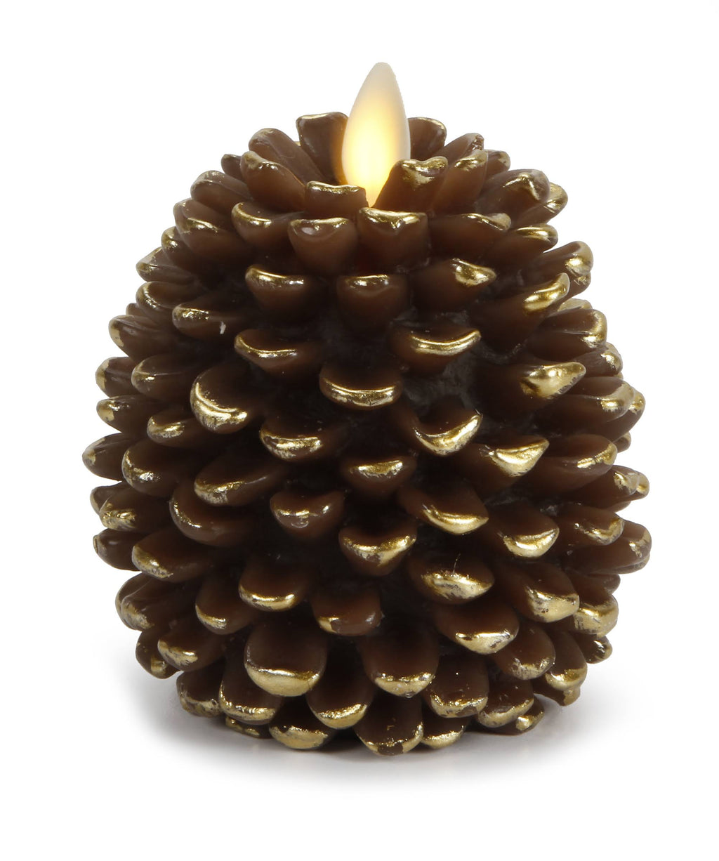 Flameless Pine Cone Candle L93687