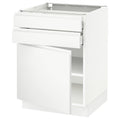 White Base Cabinet with Door and 2 Drawers M80735