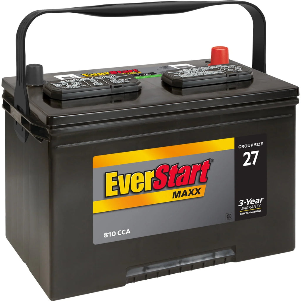 Lead Acid Automotive Battery Group Size 27 12 Volt 830 CCA J1838