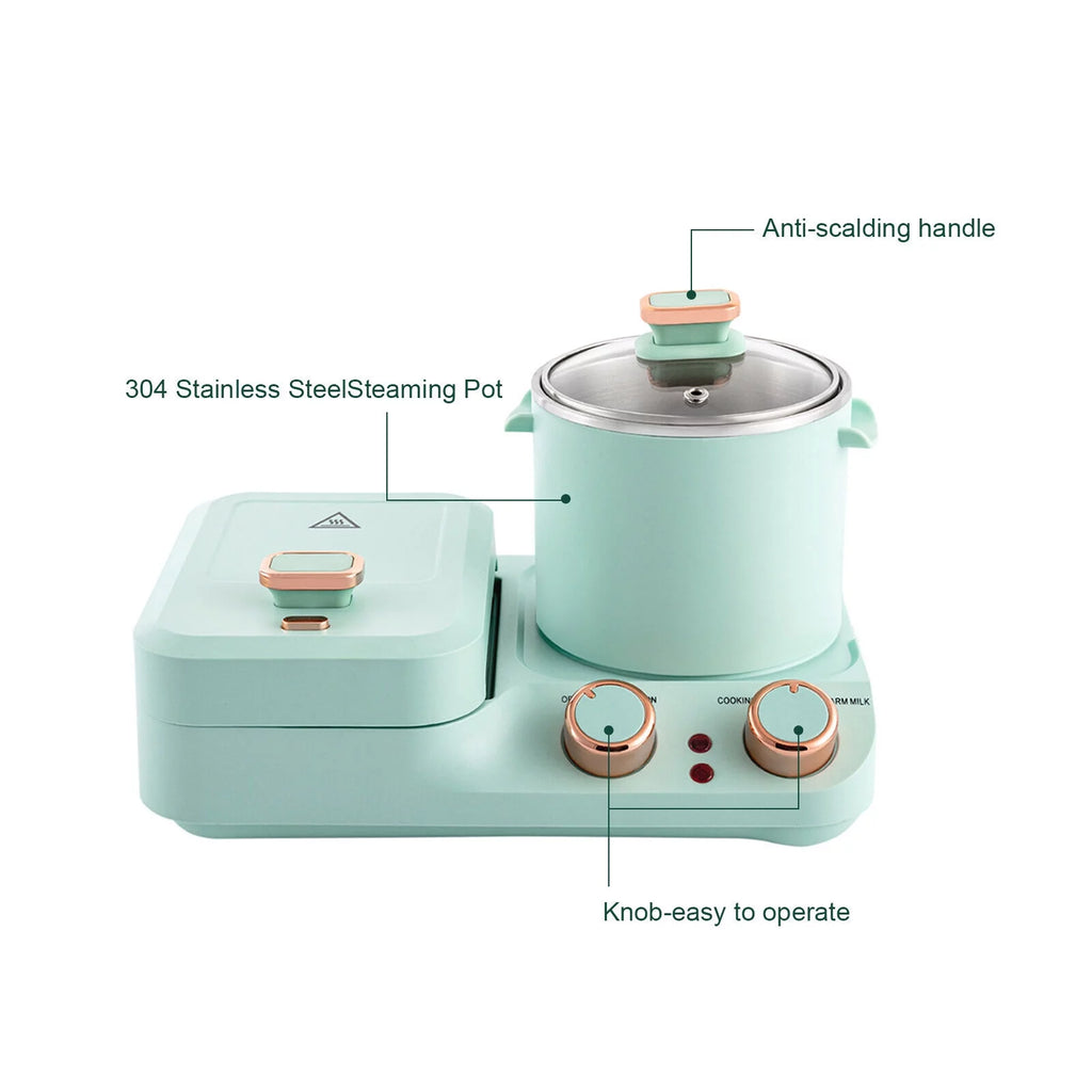 Non-stick Electric Breakfast Station Toaster Sandwich Machine G598