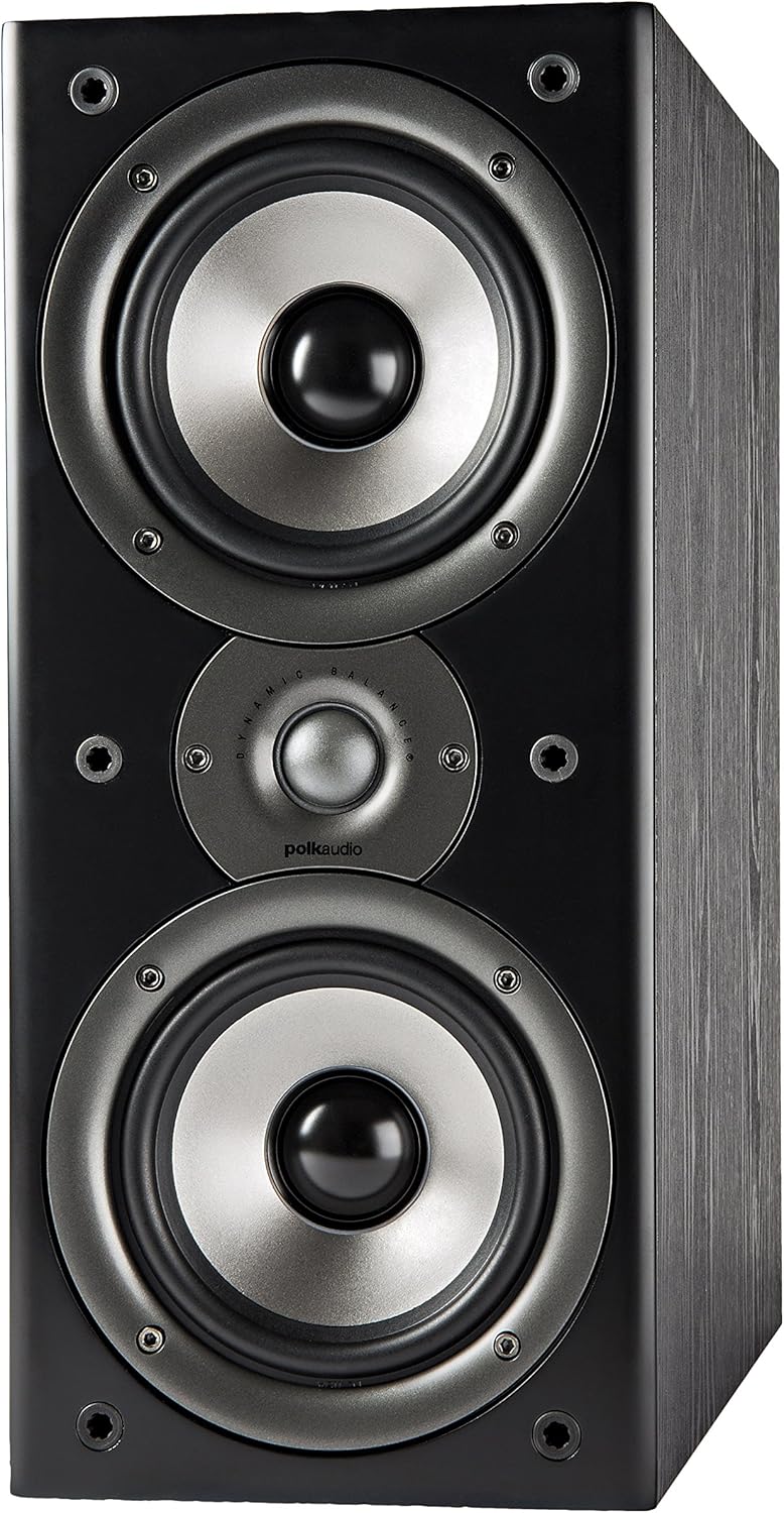 Pair of Midnight Black Bookshelf or Surround Speakers O92091