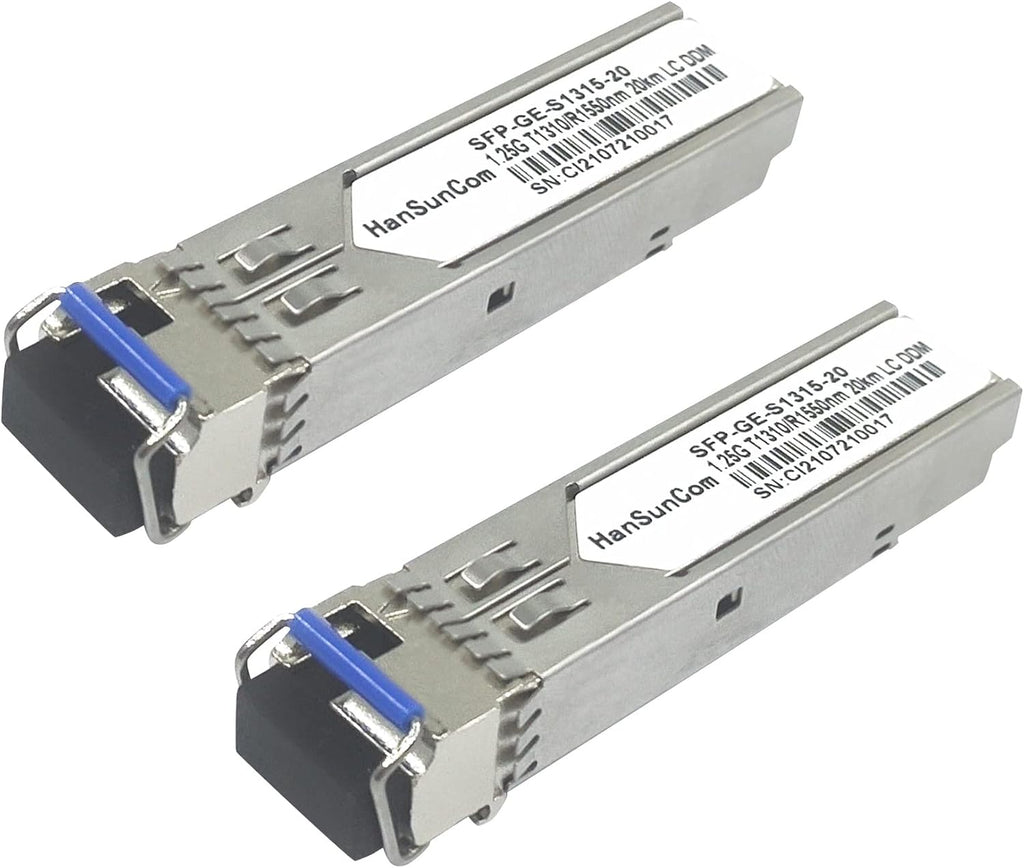 2 PCS Gigabit Fiber Optical Transceiver Connectors F912035