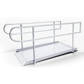 36-inch Wide Aluminum Wheelchair Ramp with Handrails, 72 inches P717