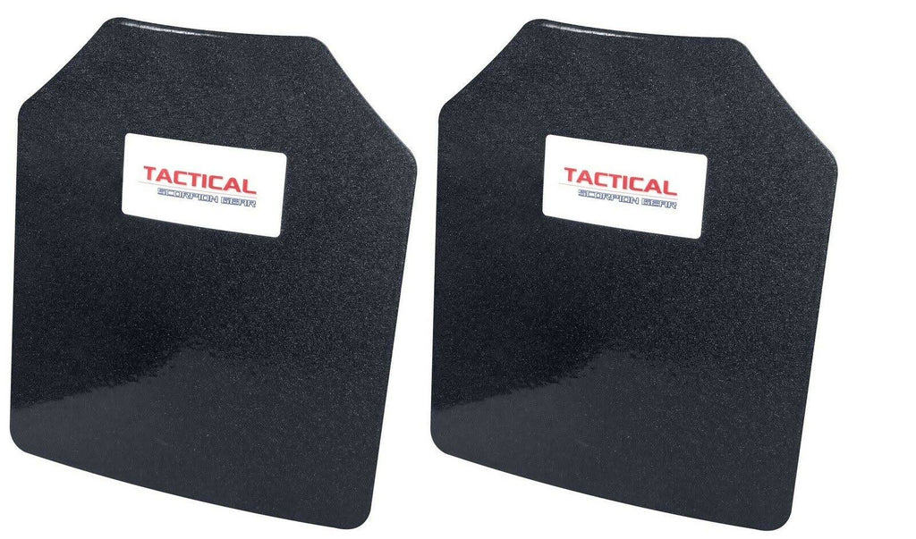 Level III AR500 Body Armor Plates Pair Curved 10 x 12 X6302