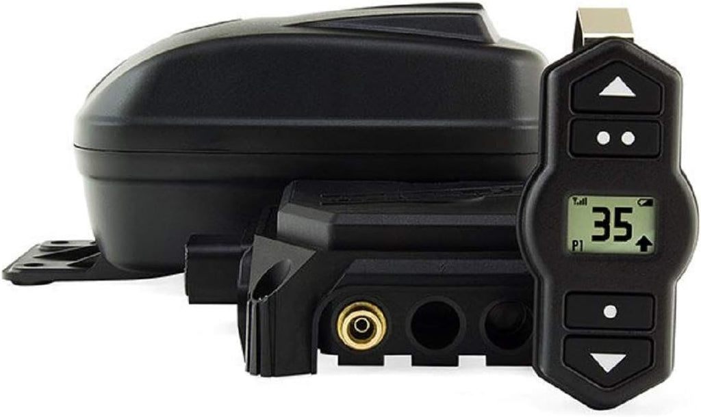 Set of Wireless On-Board Air Compressor System with Rear Load Lifter 5000 Kit for Ford F-150 Pickup 4WD E789