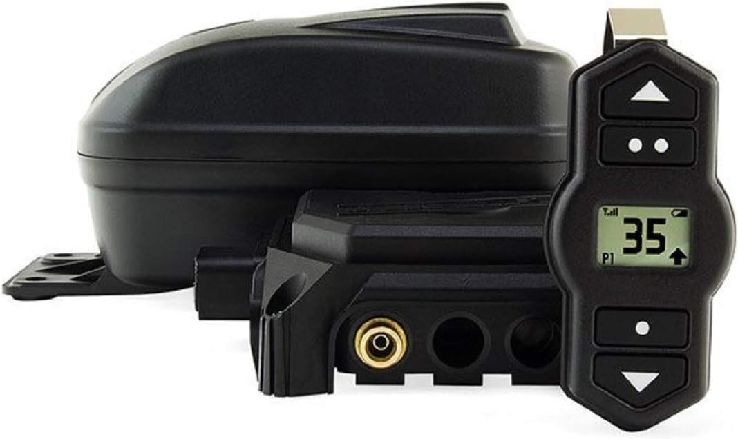 Set of Wireless On-Board Air Compressor System with Rear Load Lifter 5000 Kit for Ford F-150 Pickup 4WD E789