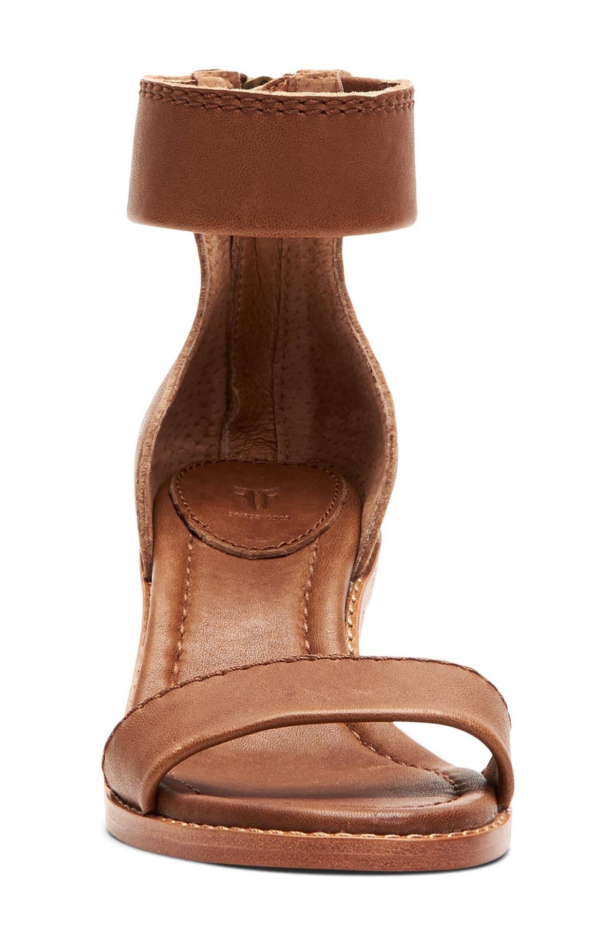 White Back Zip Boots Y7549