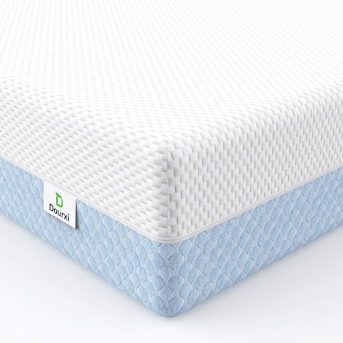 White Pink Dual Sided Memory Foam Crib Mattress H534546