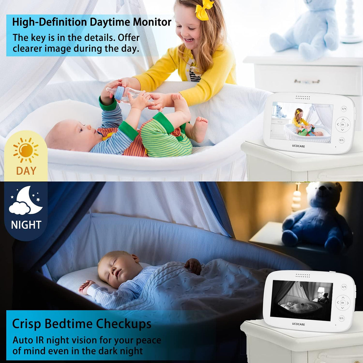 Baby Monitor with Camera and Night Vision K120149