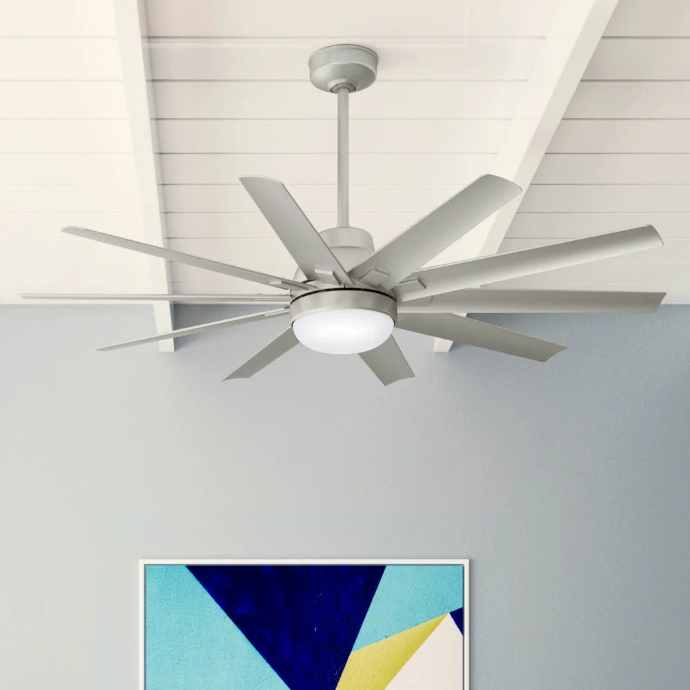 60" 10 Blade Indoor / Outdoor Led Ceiling Fan T629359
