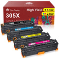 305X 305A CE410X Toner Cartridge for HP Laserjet Pro Printer Black Cyan Magenta Yellow T592274