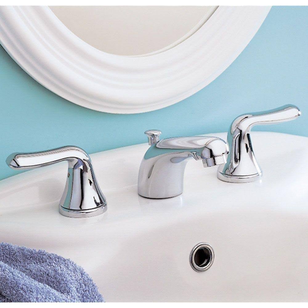 Chrome 2-Handle Widespread Bathroom Faucet Z325484