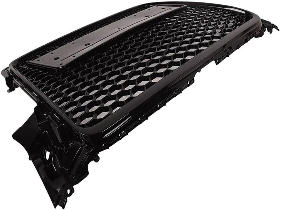 Gloss Black Front Mesh Grille for Audi A4 Sedan W937