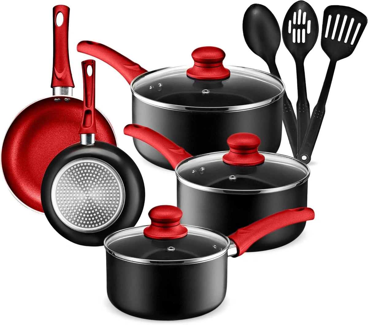 11 Piece Aluminum Nonstick Cookware Set I496489