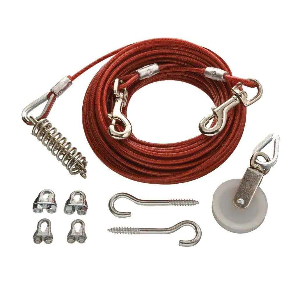 Galvanized Dog Run Cable Exerciser Kit F490770