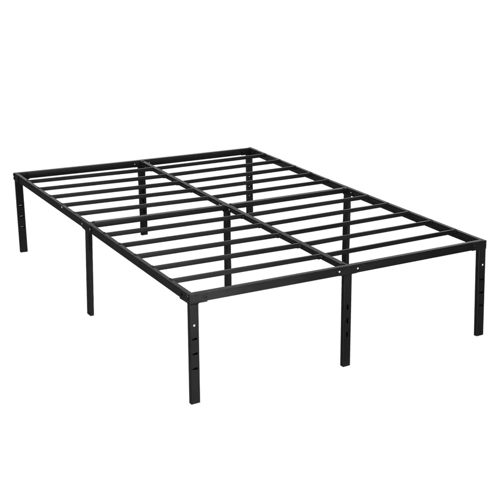 Metal Platform Bed Frame with Built-in Storage Full Size C996