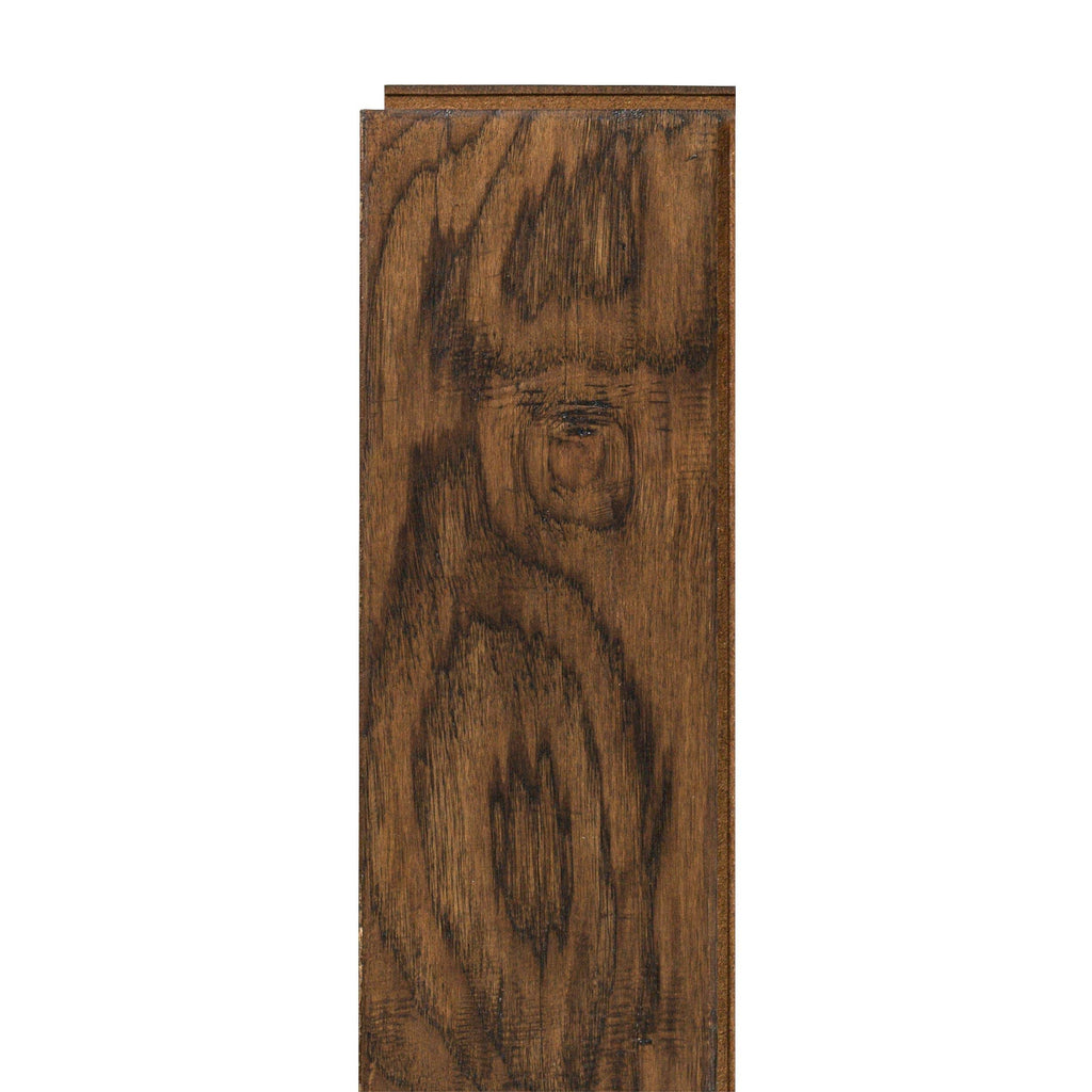 Medium Brown Hickory Locking Engineered Hardwood U792