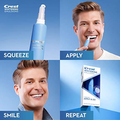 Whitening Emulsions Leave-on Teeth Whitening Gel Kit with Built-in Applicator, 0.35 oz (10g), Twin Value Pack C31845