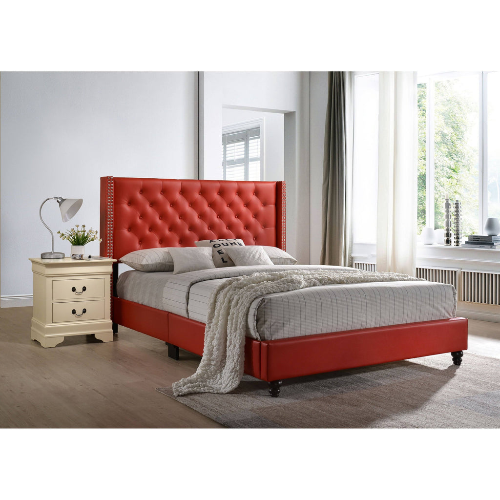 Tan King Bed S561865
