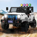12V Battery Powered Kids Ride on Car with Wheels Suspension, White B76484