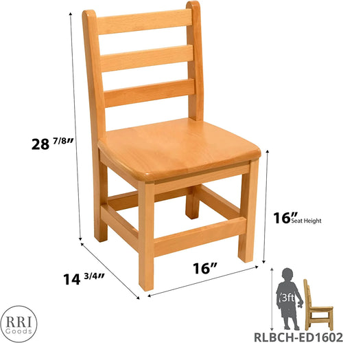 16" Seat Height Toddler Reading Chair 2-Pack Z7698