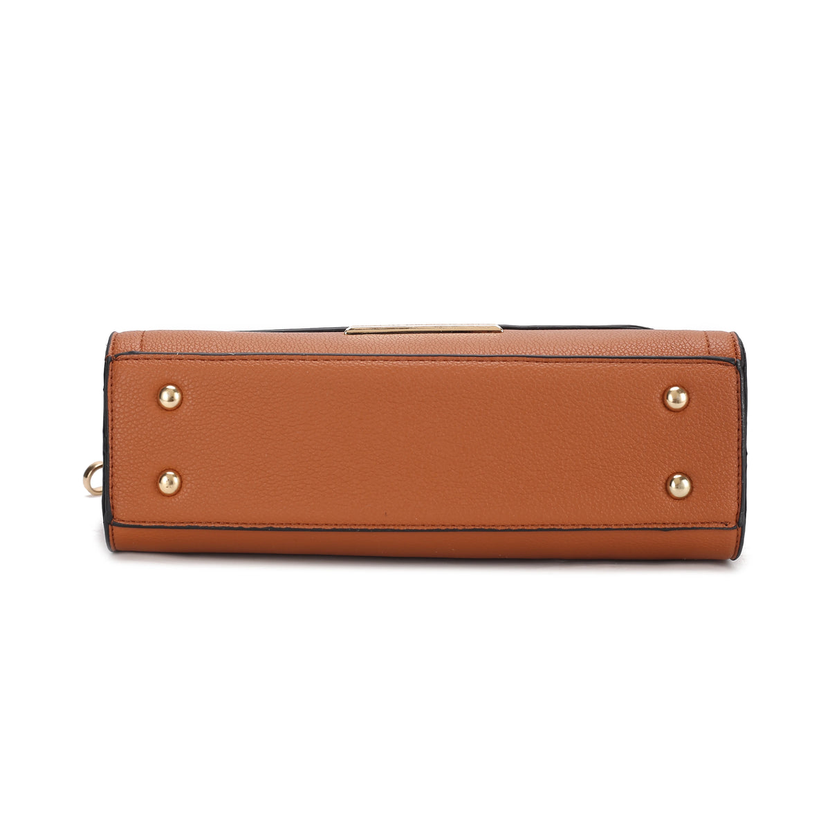Croco Embossed Vegan Leather Shoulder Bag Y802274
