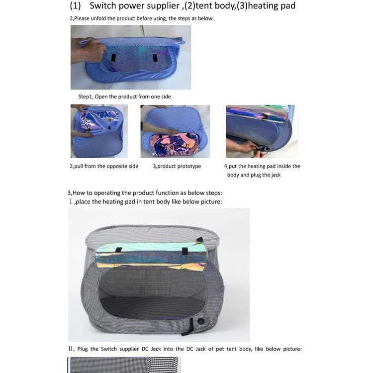 Collapsible Lightweight Pet Tent E1691