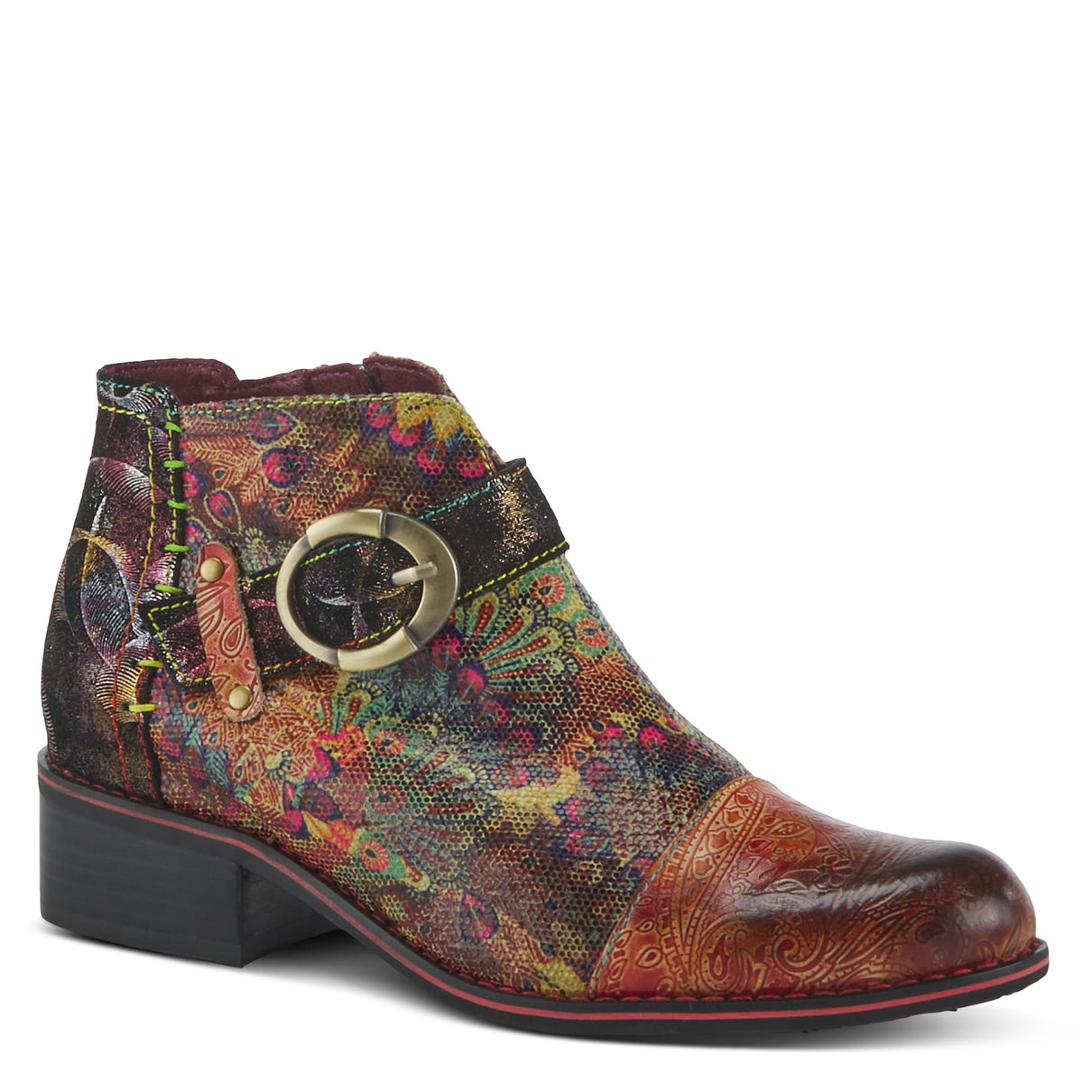 Leather Bootie Camel EU 36 O469