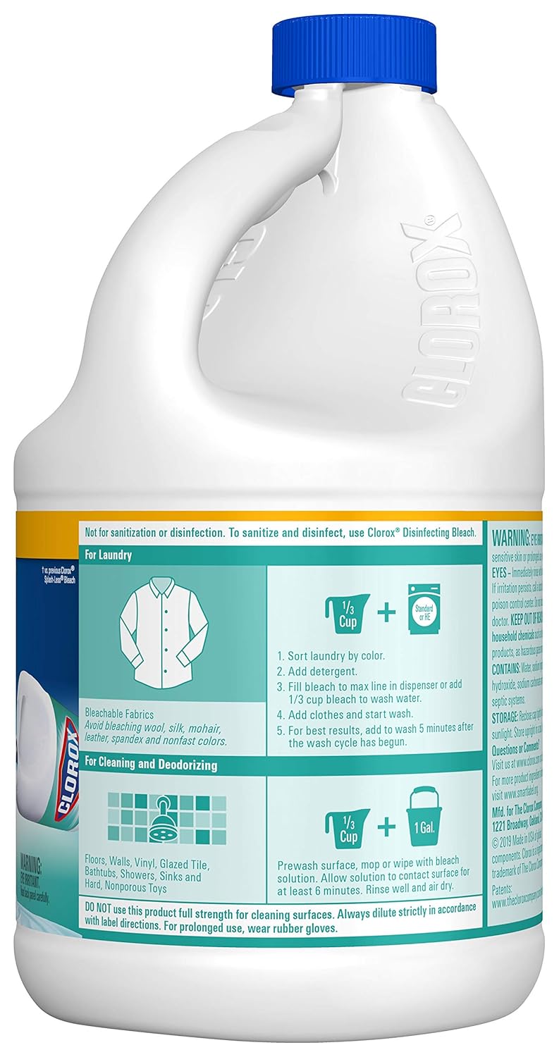Concentrated Bleach, Clean Linen, 77 Ounce Bottle Z886