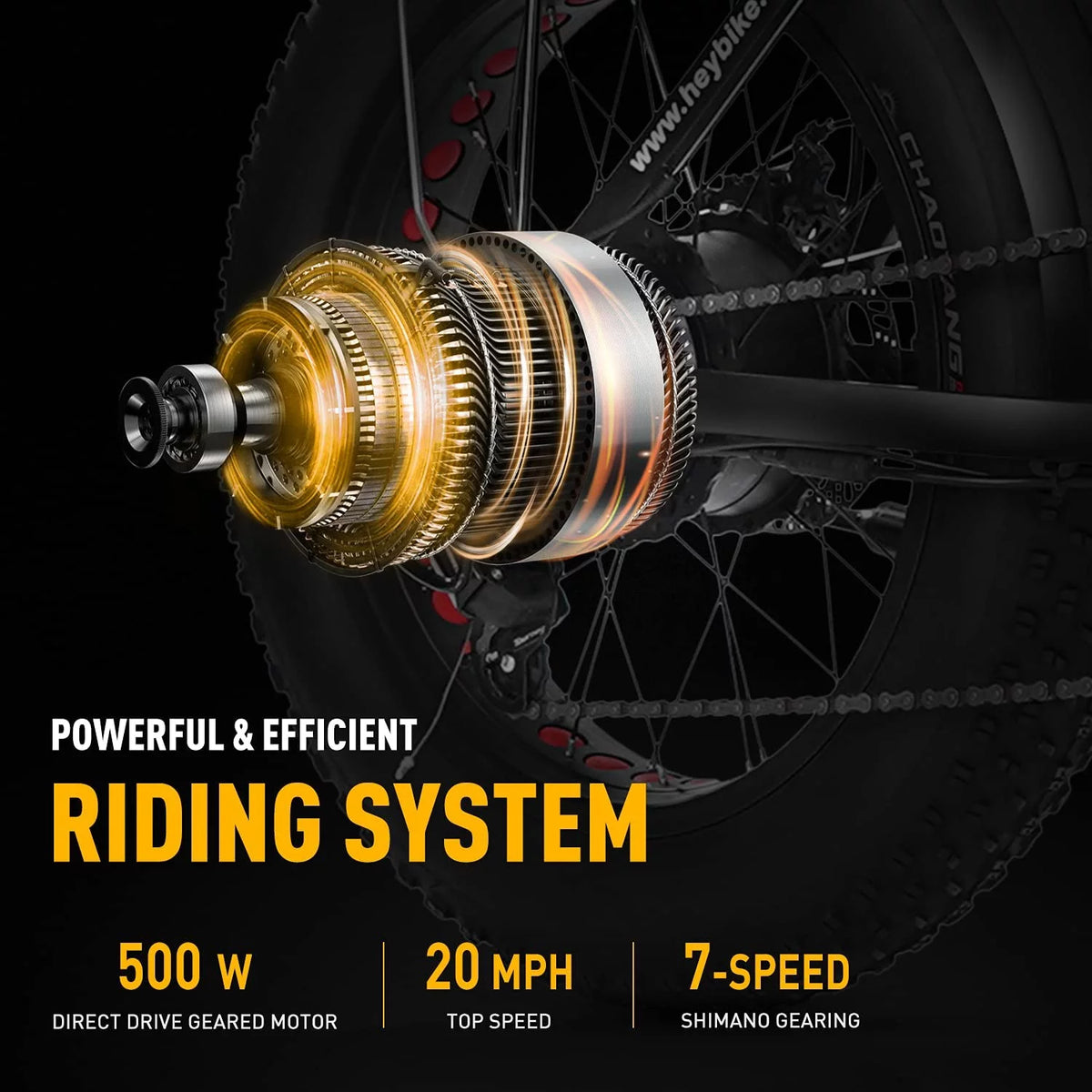 Foldable 20 x 4.0 Fat Tire Electric Bike with 500W Motor D709479