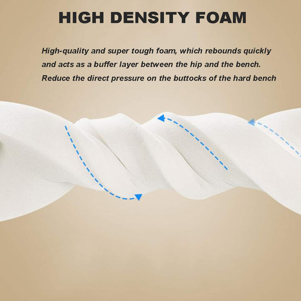 Non-Slip Tufted Padded Foam Rectangle Bench Cushion G4742