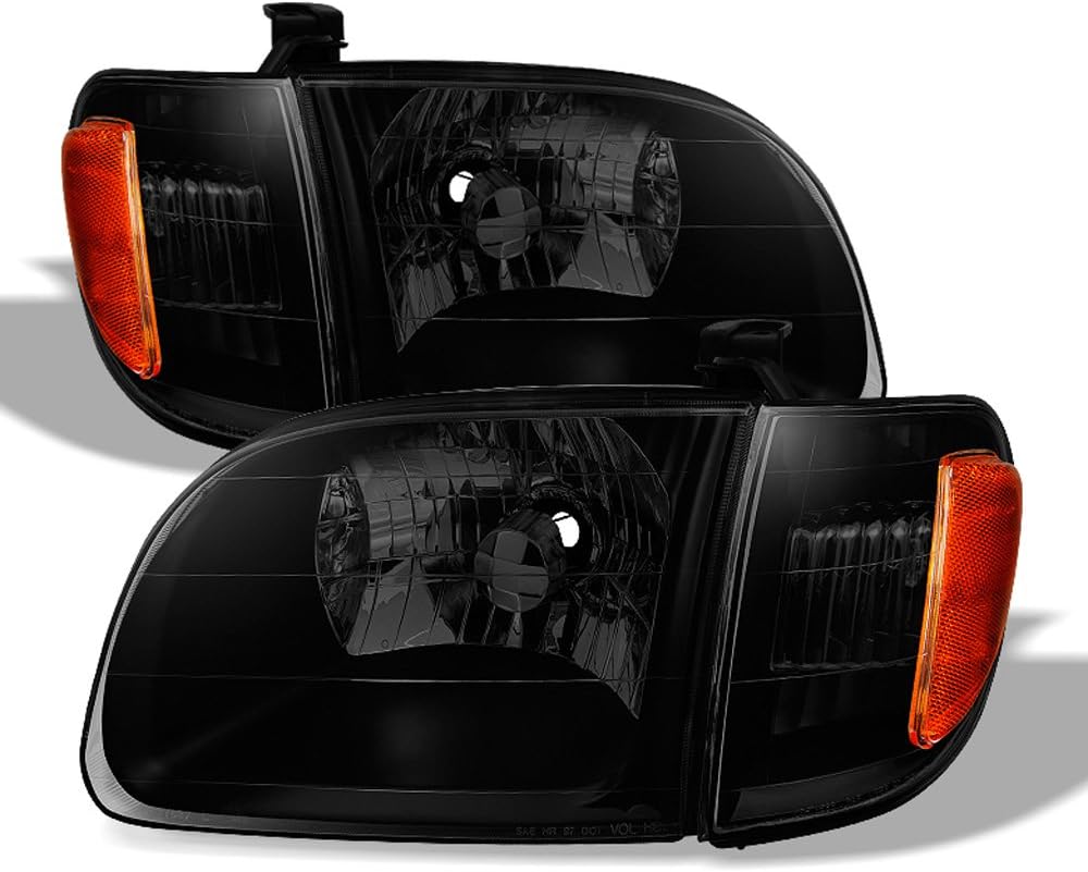 Blk Smoke Headlights + Corner Lamps I4462