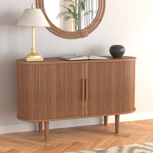 Black Corner Cabinet with Doors and Shelves V738