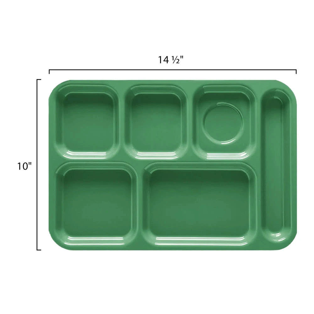 Forest Green Cafeteria Tray S915