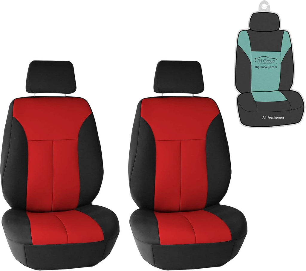 Red Neoprene Car Seat Covers V2508