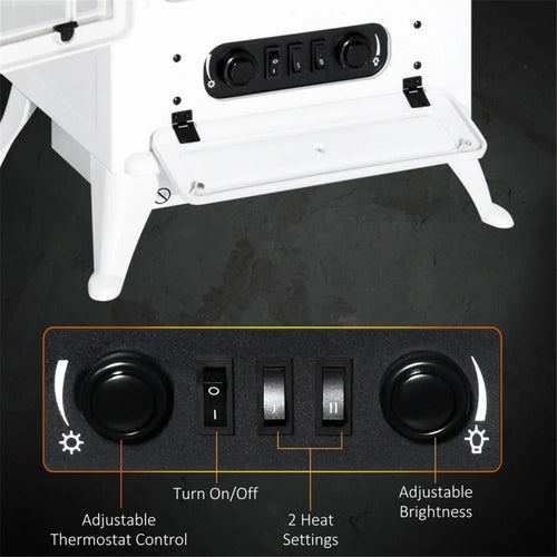 22" Electric Fireplace U678