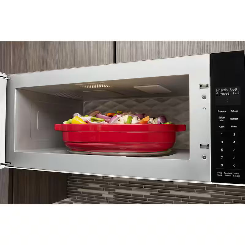 1.1 cu. ft. Low Profile Microwave Hood Combination in White R34193