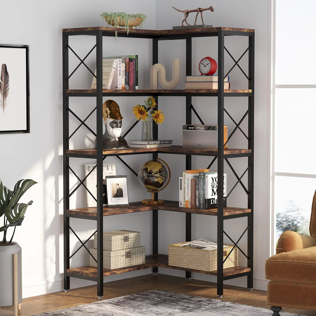 5-Tier Corner Bookshelf V27777