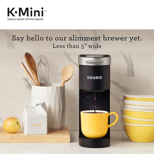 Single Serve K-Cup Pod Coffee Maker, 6 to 12oz Brew, Black J644