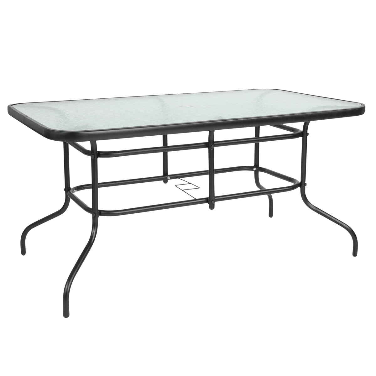 7 Piece Outdoor Patio Dining Set with Umbrella Hole K204