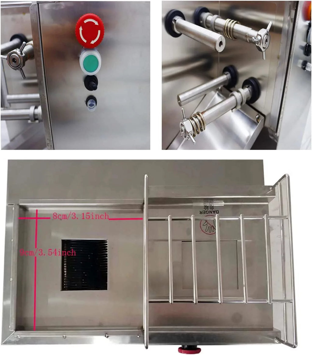 Commercial Shredded Meat Slicer with 10mm Blade Stainless Steel L964