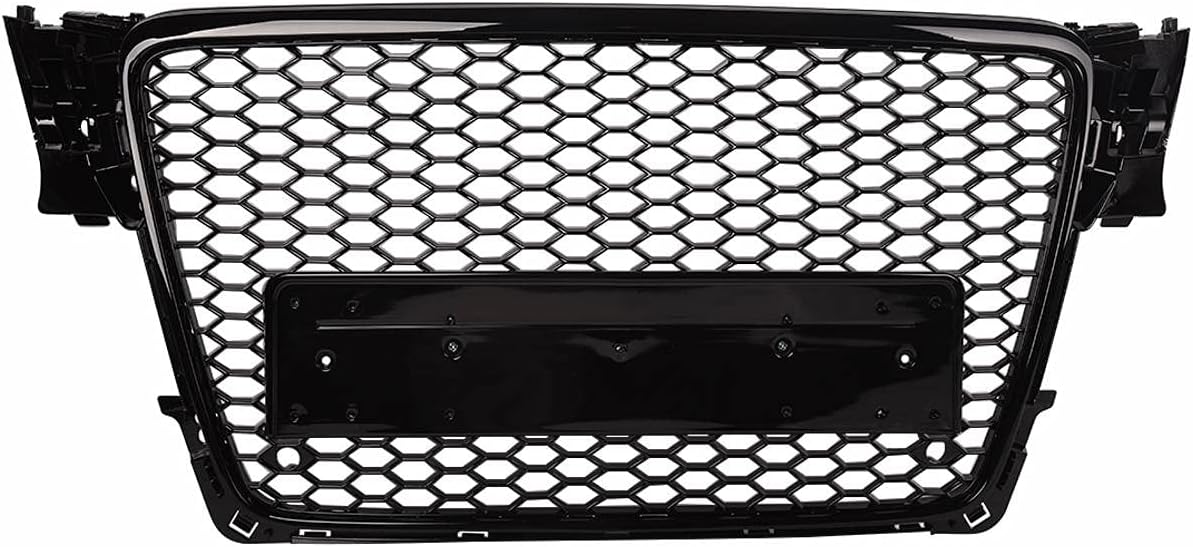 Gloss Black Front Mesh Grille for Audi A4 Sedan W937