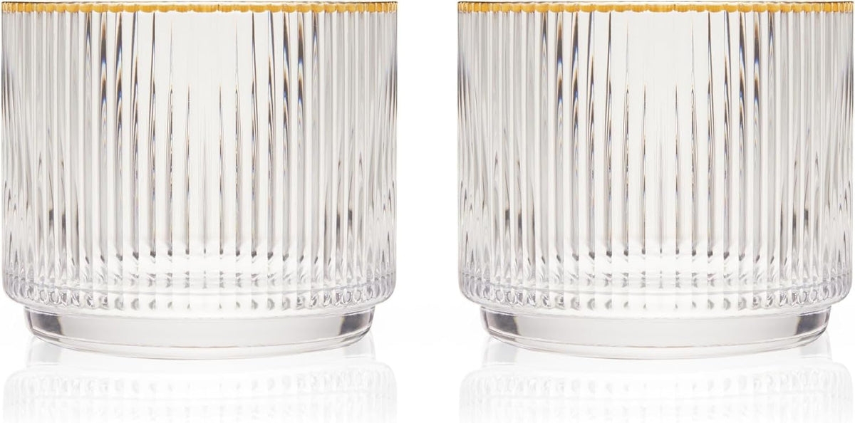 Crystal Lowball Tumblers 12oz Set of 2 H38194